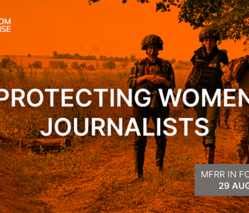 Protecting women journalists webinar