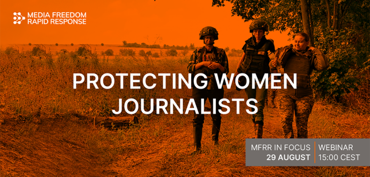 Protecting women journalists webinar