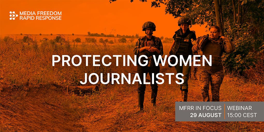 Protecting women journalists webinar