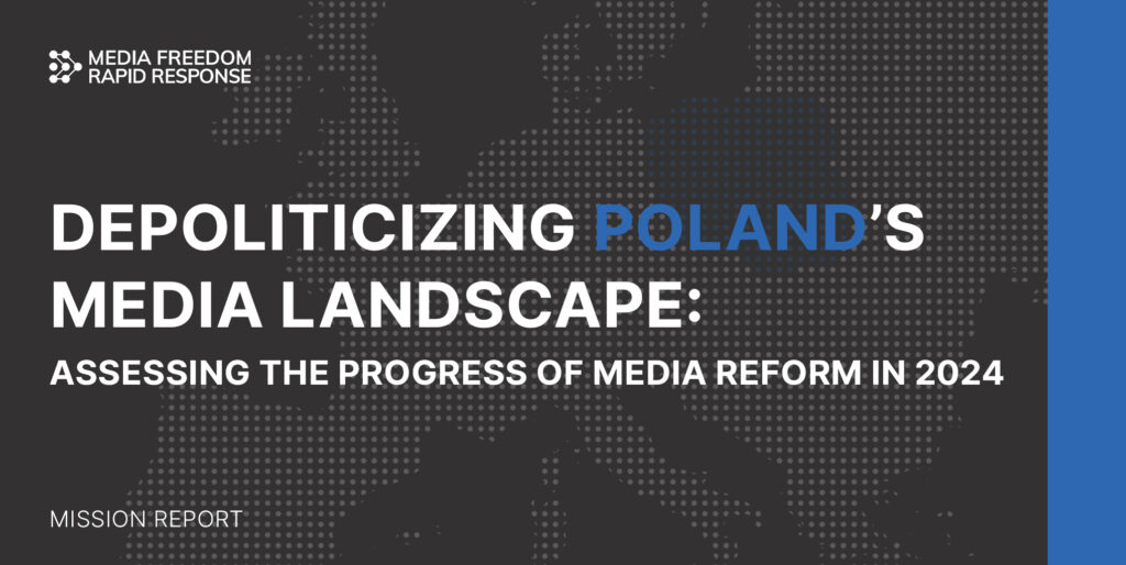 Discover Poland’s progress in media reform after a pivotal government change. The MFRR Mission Report 2024 explores challenges, reforms, and recommendations for lasting media freedom.