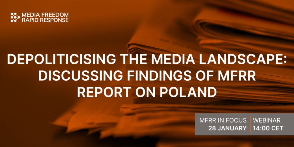 Join MFRR's webinar on media freedom in Poland post-2023 elections. Expert speakers discuss progress, challenges, and findings from MFRR's mission and report.